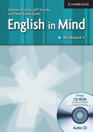 ENGLISH IN MIND 4 WORKBOOK WITH AUDIO CD/CD-ROM