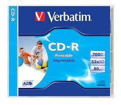 CD-R VERBATIN CON CARATULA IMPRIMIBLE