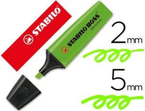 ROTULADOR STABILO BOSS FLUORESCENTE 70 VERDE