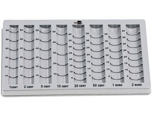 BANDEJA LIDERPAPEL PORTA MONEDAS ANCHO 280MM PROF 155MMALTURA MIN 24MM Y MAX 35MM