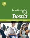 FIRST CERTIFICATE IN ENGLISH RESULT STUDENT'S BOOK+OSP PACK EXAM 2015