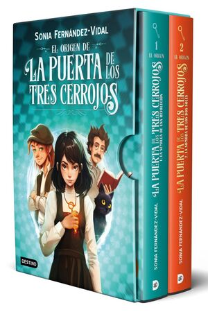 ESTUCHE EL ORIGEN DE LA PUERTA DE LOS TRES CERROJO