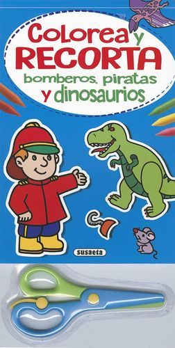 BOMBEROS (COLOREA Y RECORTA)