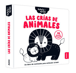 LAS CRIAS DE ANIMALES BLANCO Y NEGRO